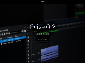 'olivevideoeditor.org' screenshot