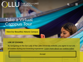 'ollusa.edu' screenshot