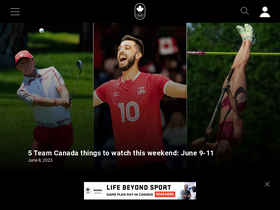 'olympic.ca' screenshot