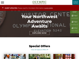 'olympicnationalparks.com' screenshot