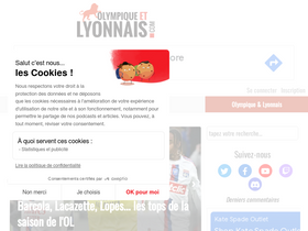 'olympique-et-lyonnais.com' screenshot