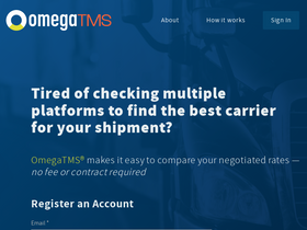 'omegatms.com' screenshot