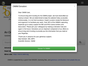 'omim.org' screenshot