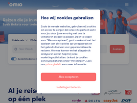 'omio.nl' screenshot