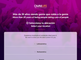 'omnilife.com' screenshot