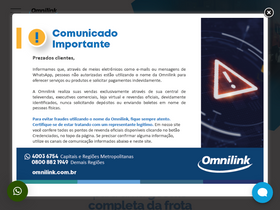 'omnilink.com.br' screenshot
