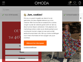'omoda.be' screenshot