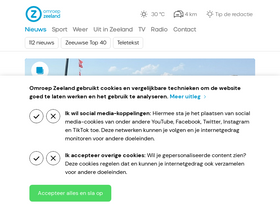 'omroepzeeland.nl' screenshot