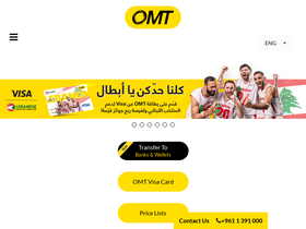 'omt.com.lb' screenshot