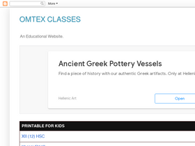 'omtexclasses.com' screenshot
