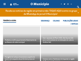 'omunicipio.com.br' screenshot
