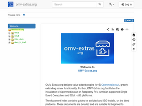 'omv-extras.org' screenshot