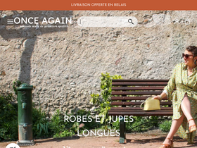 'onceagain.fr' screenshot