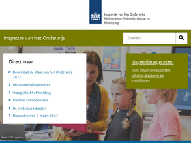 'onderwijsinspectie.nl' screenshot