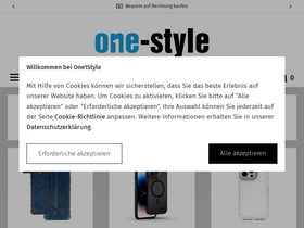 'one1style.de' screenshot