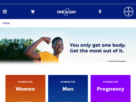 'oneaday.com' screenshot