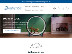 'onefastcat.com' screenshot