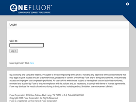 'onefluor.com' screenshot