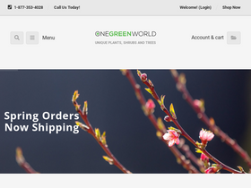 'onegreenworld.com' screenshot