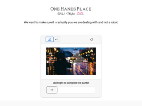 'onehanesplace.com' screenshot