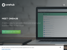 'onehub.com' screenshot