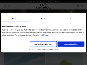 'oneill.com' screenshot
