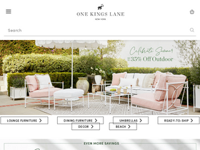 'onekingslane.com' screenshot