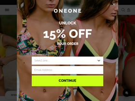 'oneoneswimwear.com' screenshot
