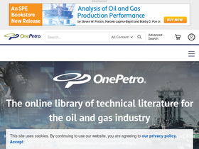 'onepetro.org' screenshot