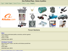 'onepoliticalplaza.com' screenshot