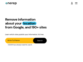 'onerep.com' screenshot