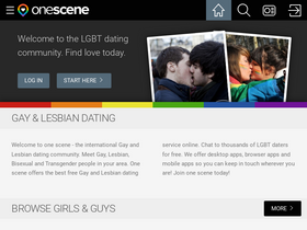 'onescene.com' screenshot