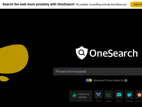'onesearch.com' screenshot