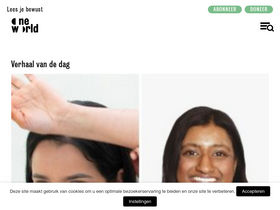 'oneworld.nl' screenshot
