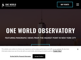 'oneworldobservatory.com' screenshot