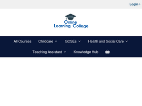 'online-learning-college.com' screenshot