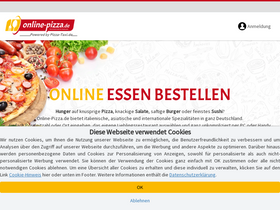 'online-pizza.de' screenshot