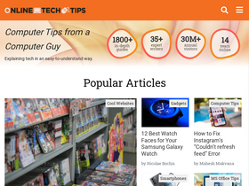 'online-tech-tips.com' screenshot