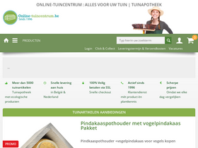'online-tuincentrum.be' screenshot