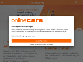 'onlinecars.at' screenshot