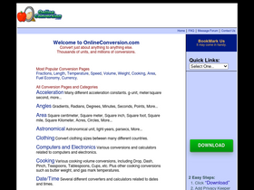 'onlineconversion.com' screenshot