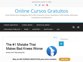 'onlinecursosgratuitos.com' screenshot