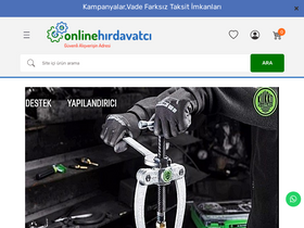 'onlinehirdavatci.com' screenshot