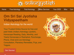 'onlinejyotish.com' screenshot
