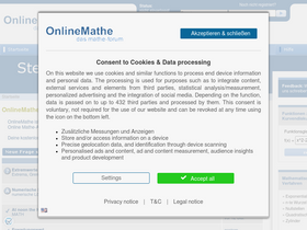 'onlinemathe.de' screenshot