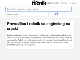 'onlinerecnik.com' screenshot