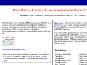 'onlinestatbook.com' screenshot
