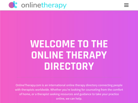 'onlinetherapy.com' screenshot