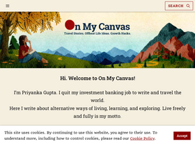 'onmycanvas.com' screenshot
