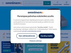 'onninen.fi' screenshot